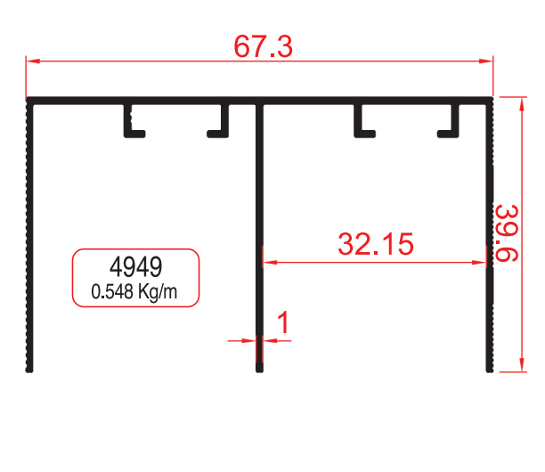 Top Rail Profiles - Görsel 1