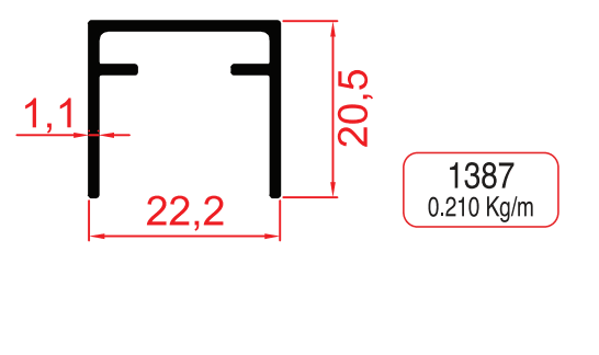 Top Rail Profiles - Görsel 1
