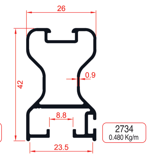 Sliding Rail Cover Profiles - Görsel 1