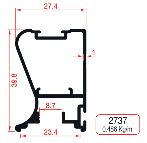 Sliding Rail Cover Profiles - Görsel 1