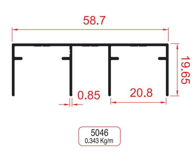 Top Rail Profiles - Görsel 1