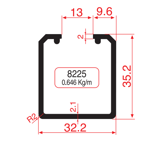 Top Rail Profiles - Görsel 1