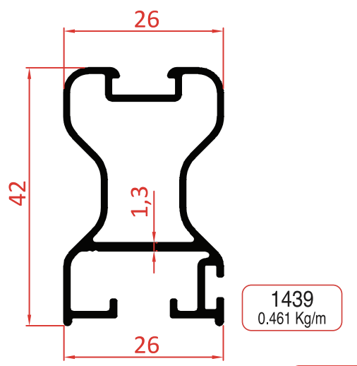 Sliding Rail Cover Profiles Product Image
