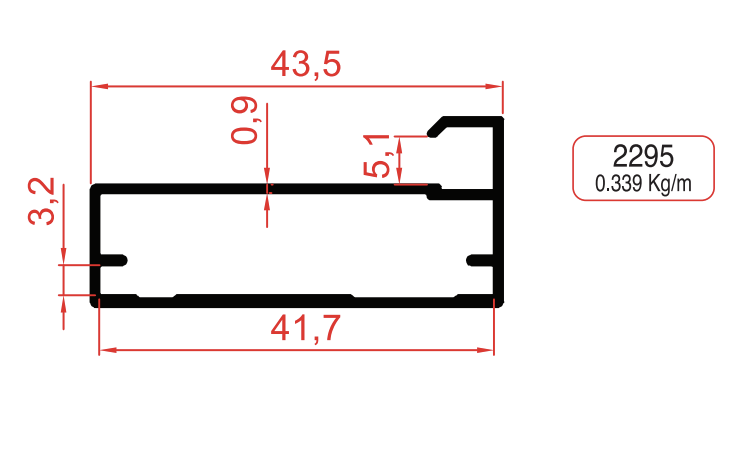 Frame Cover Profiles Product Image