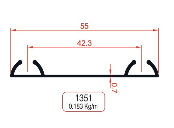 Bottom Rail Profiles Product Image