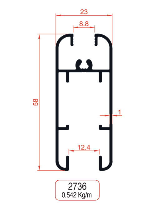 Top and Bottom Connection Profiles Product Image