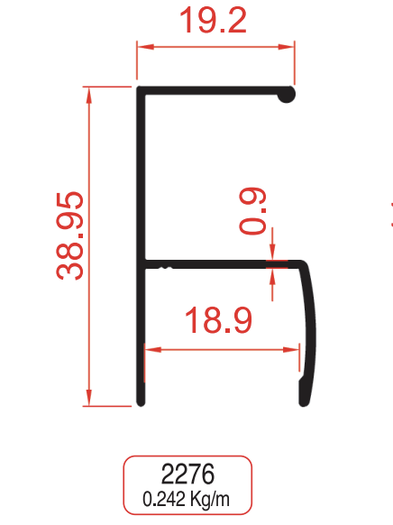 Full-Length Handle Profiles Product Image